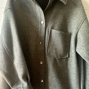 Zara Gray Utility Jacket